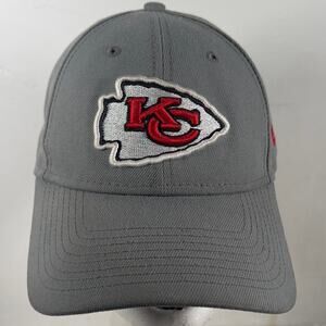 Kansas City Chiefs New Era 9FORTY Gray Baseball Football Cap OSFM
